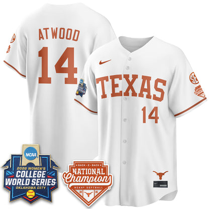 TEX Softball 2026 World Series (WCWS) Vapor Premier Limited Jersey - B2B Champs - All Stitched
