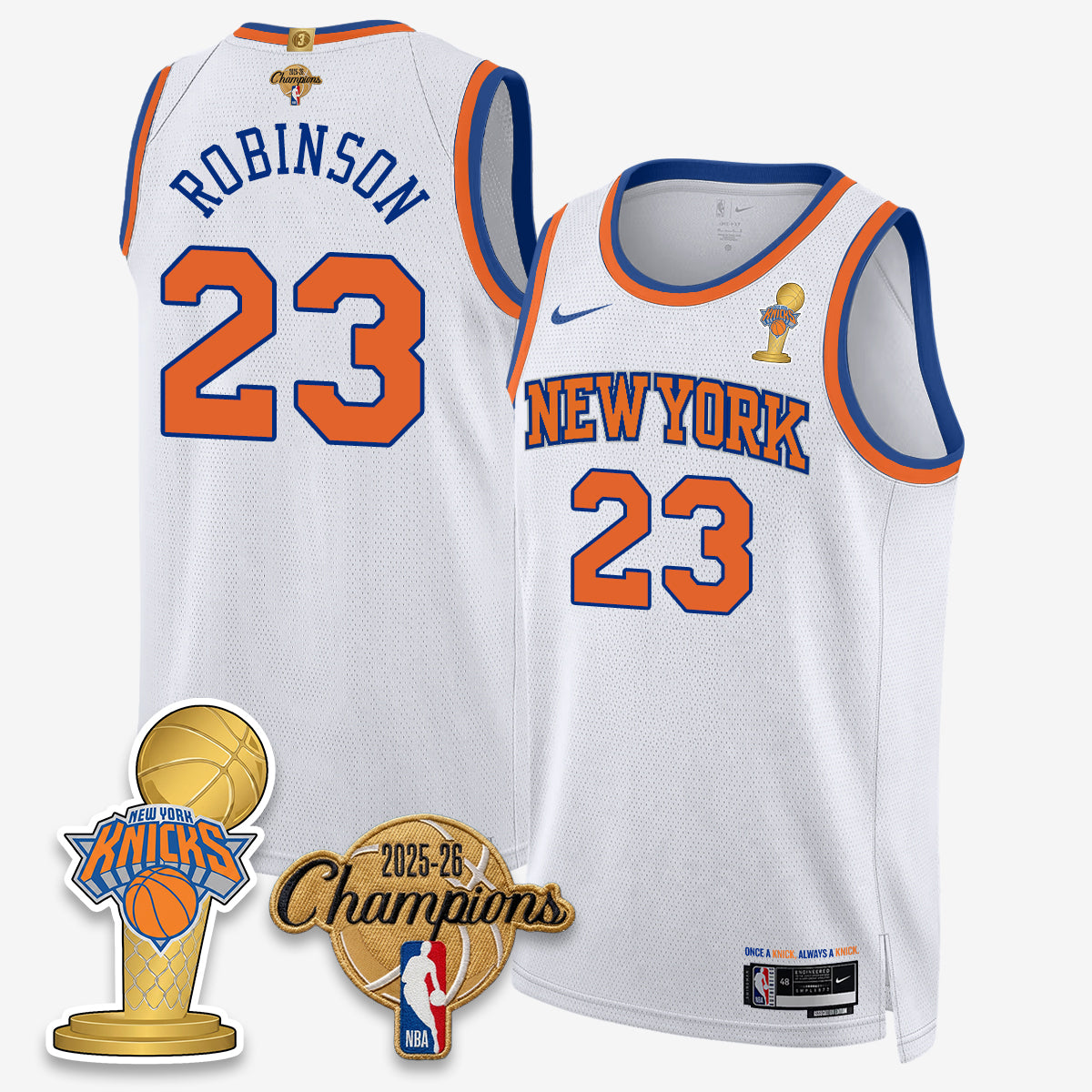 NYK 2026 Basketball Champions Vapor Jersey - Stitched2