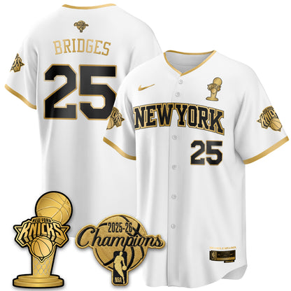 NYK 2026 NBA Champions Vapor Jersey - Stitched2
