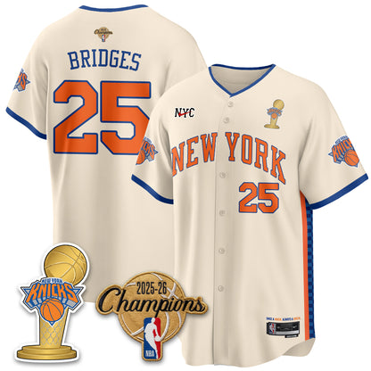 NYK 2026 NBA Champions Vapor Jersey - Stitched2
