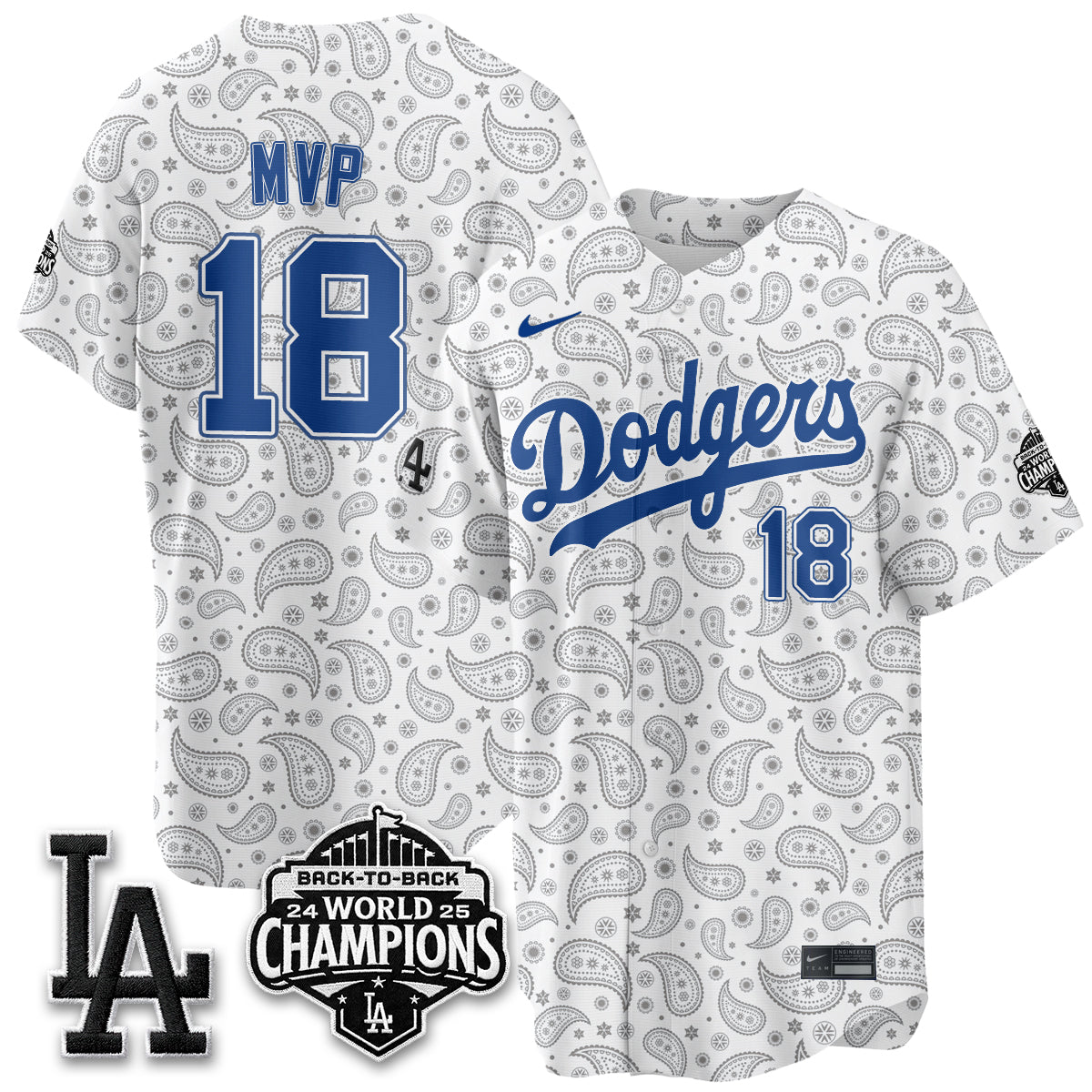 LAD Paisley Vapor Jersey - Stitched