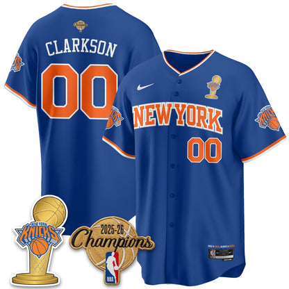NYK 2026 NBA Champions Vapor Jersey - Stitched2
