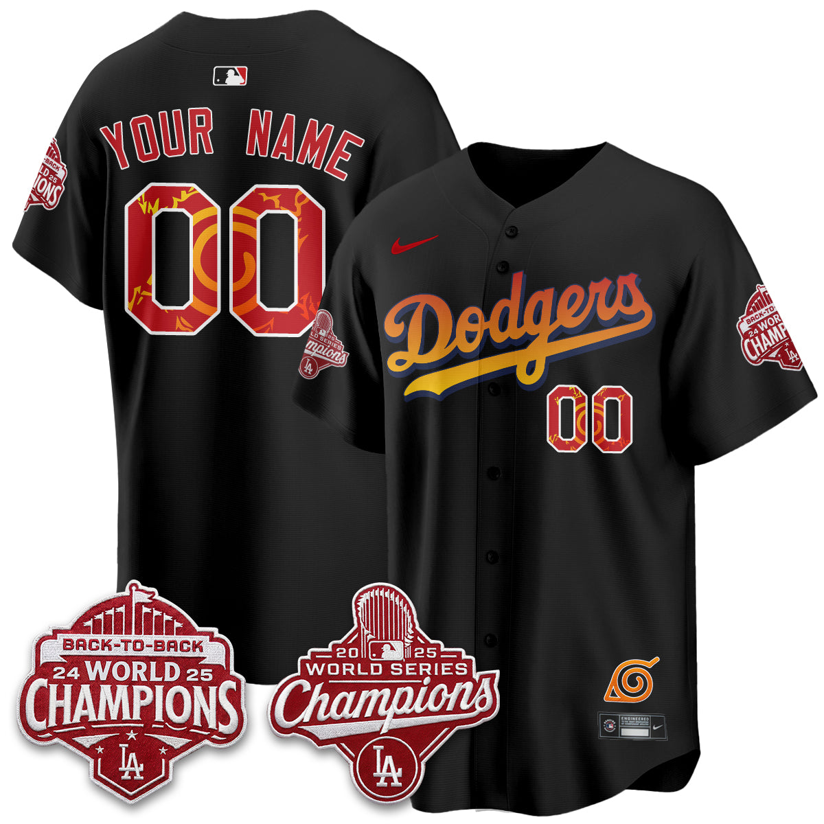 LAD x The Knucklehead Ninja Vapor Custom Jersey - Stitched