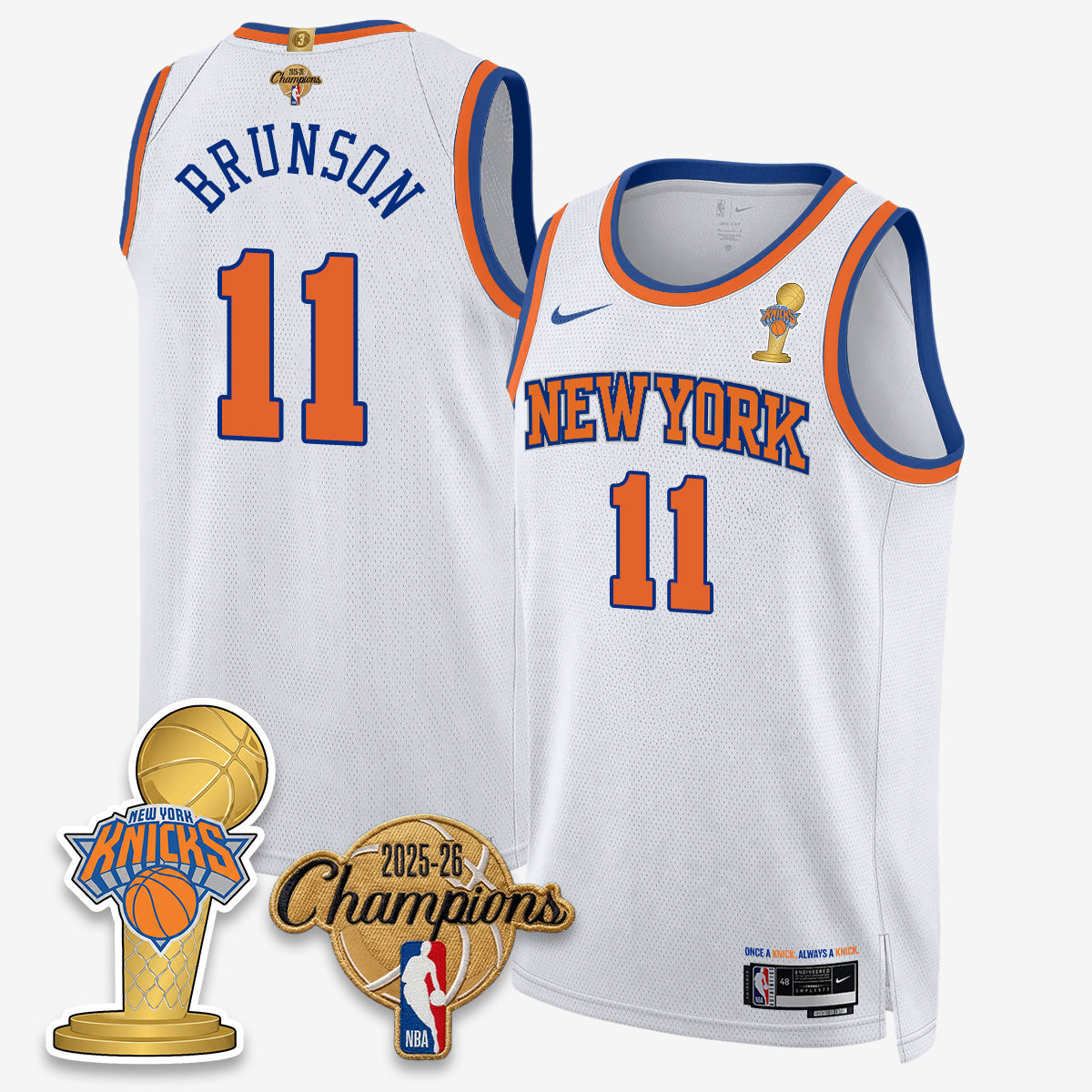 NYK 2026 Basketball Champions Vapor Jersey - Stitched2