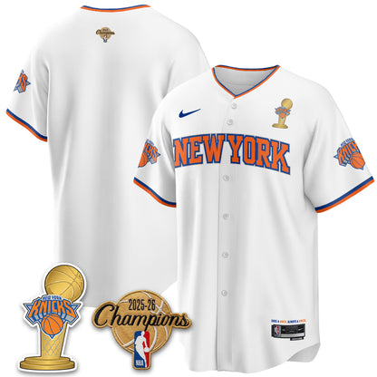 NYK 2026 NBA Champions Vapor Jersey - Stitched2