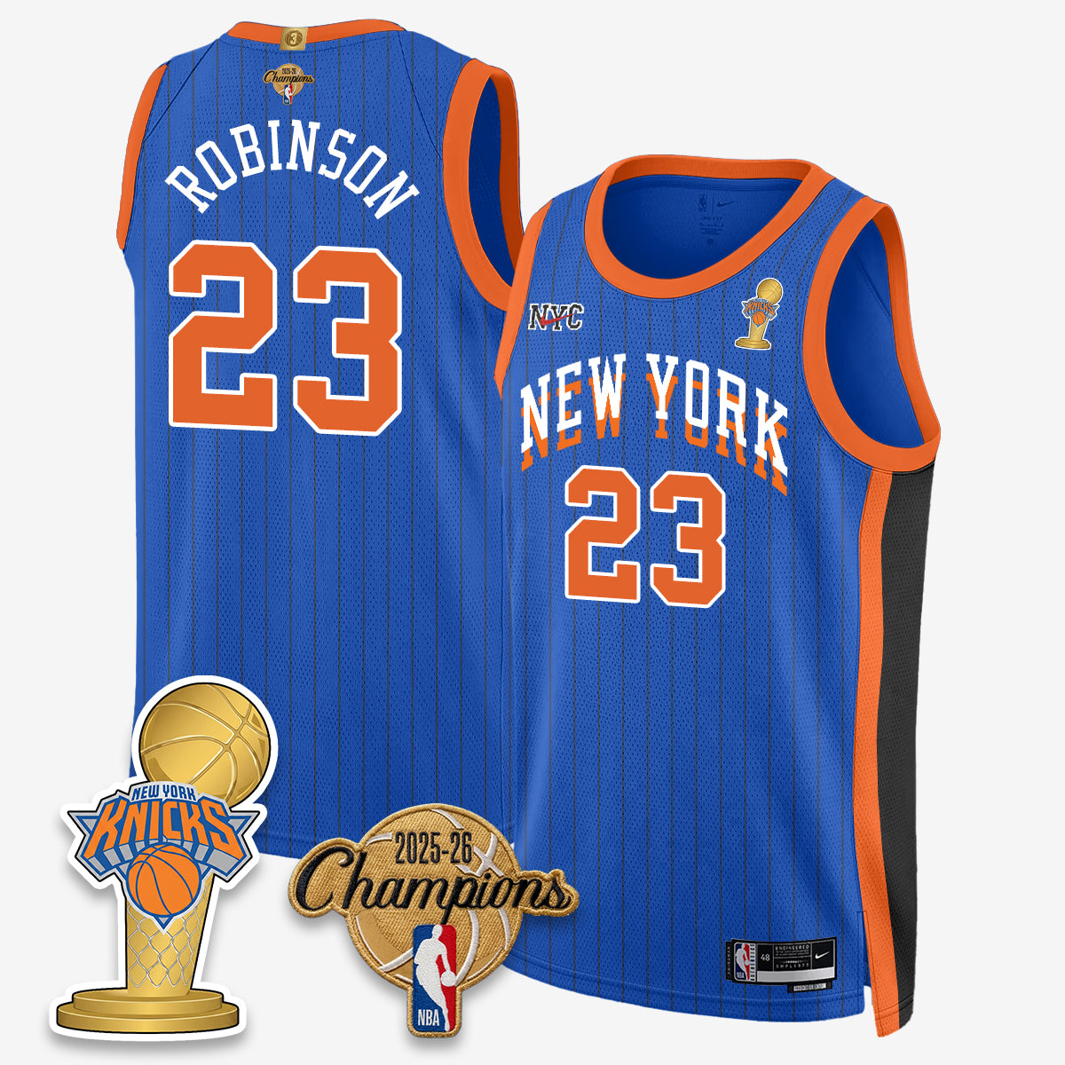 NYK 2026 Basketball Champions Vapor Jersey - Stitched2