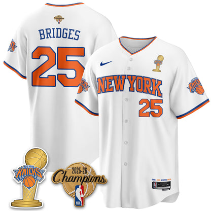 NYK 2026 NBA Champions Vapor Jersey - Stitched2