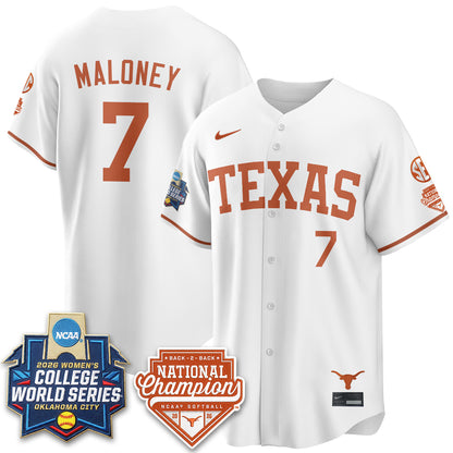 TEX Softball 2026 World Series (WCWS) Vapor Premier Limited Jersey - B2B Champs - All Stitched