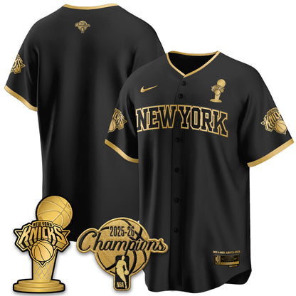 NYK 2026 NBA Champions Vapor Jersey - Stitched2