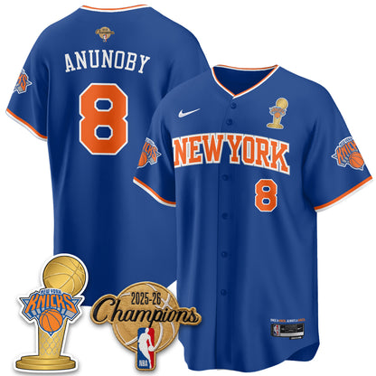 NYK 2026 NBA Champions Vapor Jersey - Stitched2