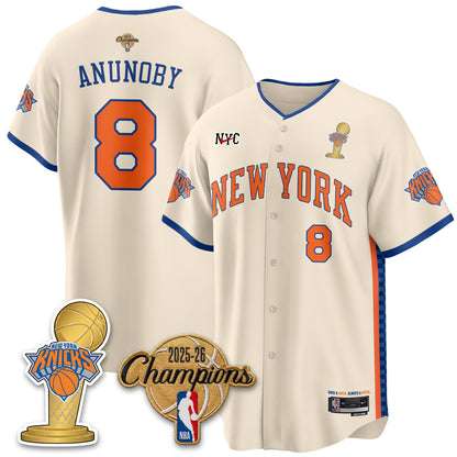 NYK 2026 NBA Champions Vapor Jersey - Stitched2