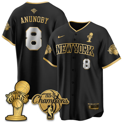 NYK 2026 NBA Champions Vapor Jersey - Stitched2