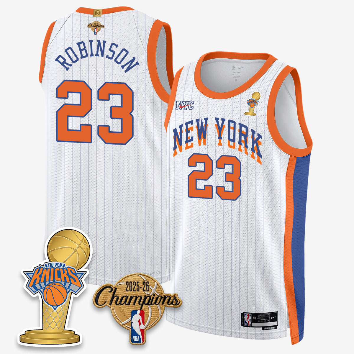 NYK 2026 Basketball Champions Vapor Jersey - Stitched2
