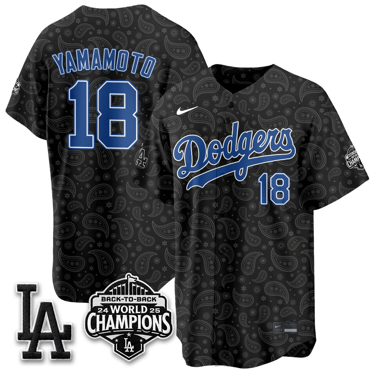 LAD Paisley Vapor Jersey - Stitched