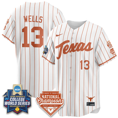 TEX Softball 2026 World Series (WCWS) Vapor Premier Limited Jersey - B2B Champs - All Stitched