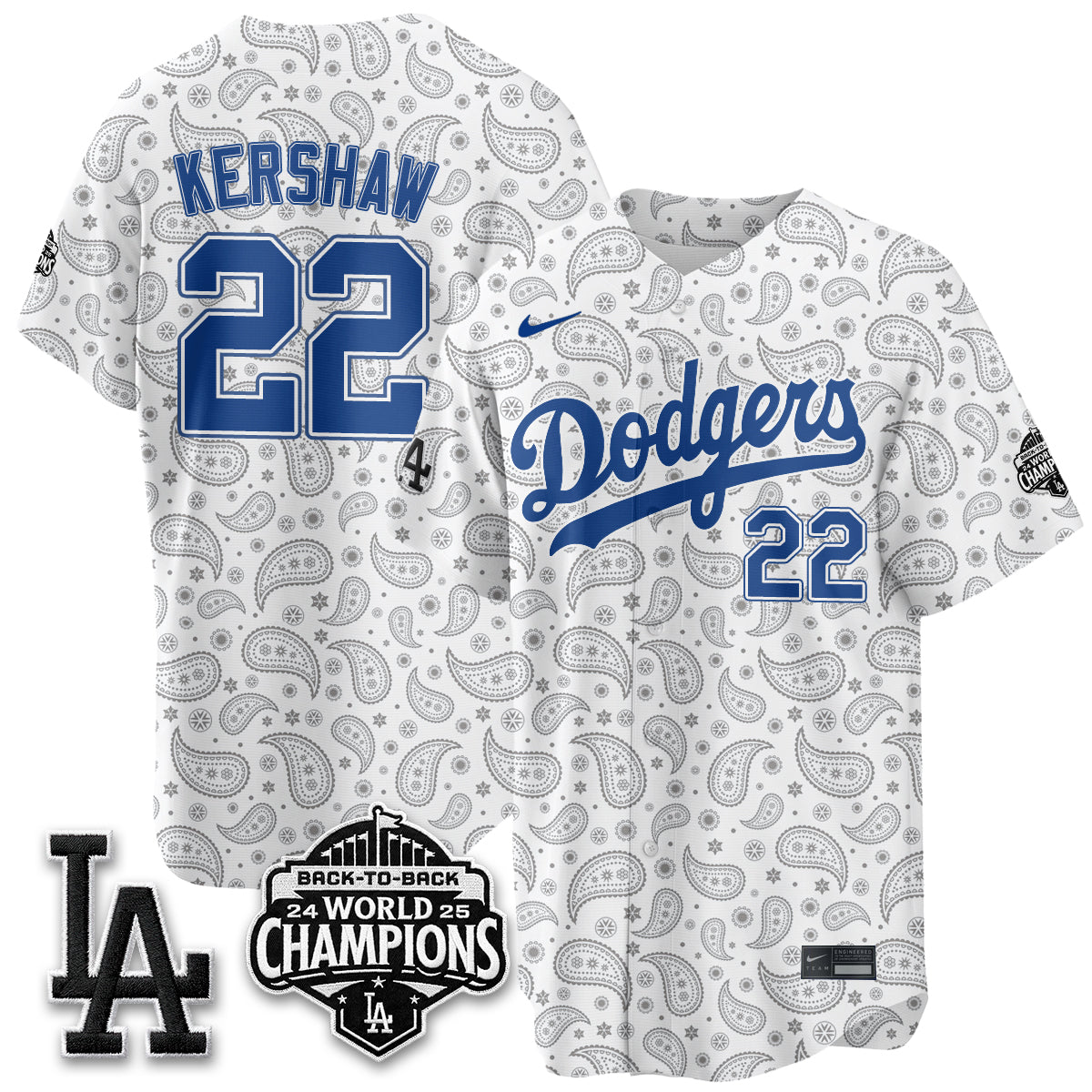 LAD Paisley Vapor Jersey - Stitched