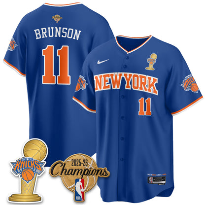 NYK 2026 NBA Champions Vapor Jersey - Stitched2