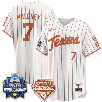TEX Softball 2026 World Series (WCWS) Vapor Premier Limited Jersey - B2B Champs - All Stitched