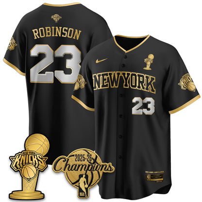NYK 2026 NBA Champions Vapor Jersey - Stitched2