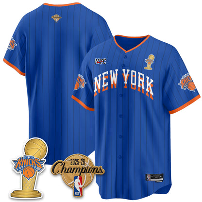 NYK 2026 NBA Champions Vapor Jersey - Stitched2