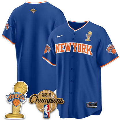 NYK 2026 NBA Champions Vapor Jersey - Stitched2