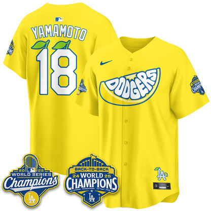 LAD Lemonade Collection Vapor Jersey - Stitched