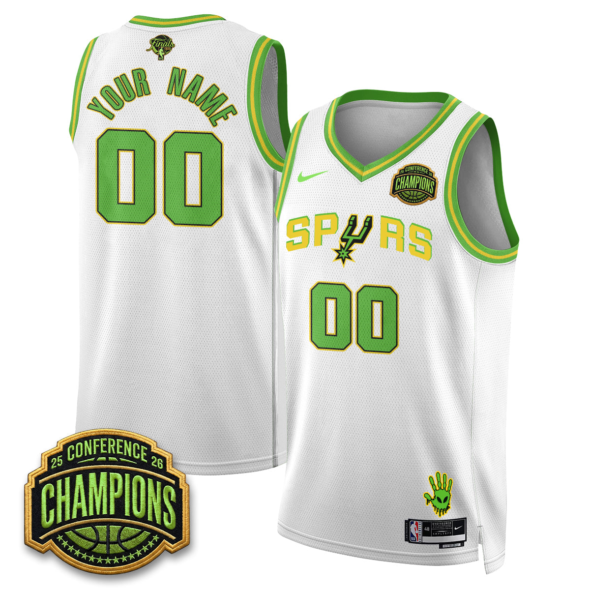 SAS 2026 Basketball Finals Alien Style Vapor Custom Jersey - Stitched