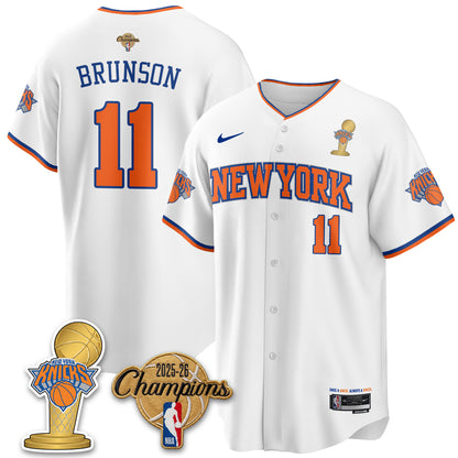 NYK 2026 NBA Champions Vapor Jersey - Stitched2