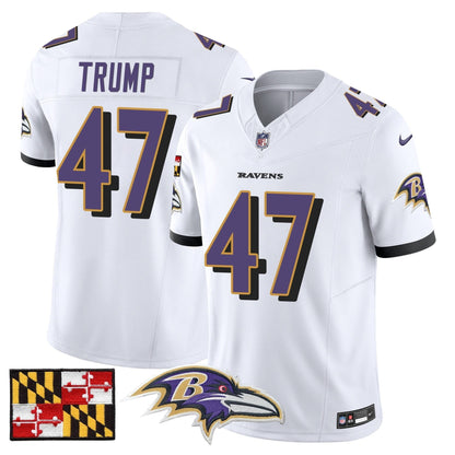 BAL 2024 Maryland Flag Vapor Limited Jersey - All Stitched