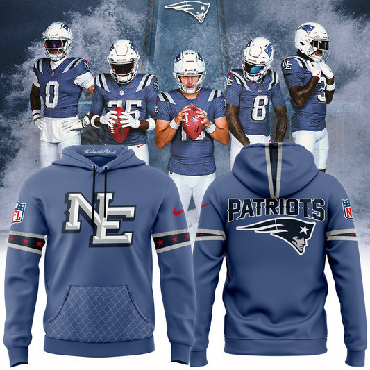 NEP Blue Rivalries  Pullover Hoodie N5 - All Stitched